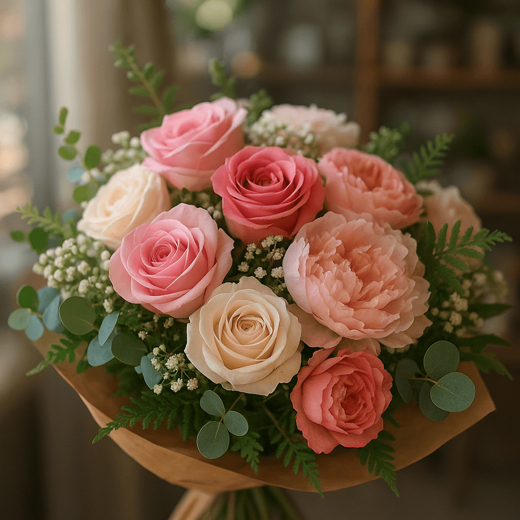 Frisches Blumenbouquet